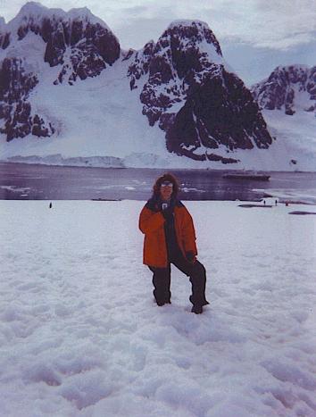 Yvonne in Antarctica c. Lanelli 2002