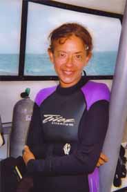 Yvonne on diveboat c. Lanelli 2003