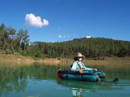 Jane at Grindstone Lake, Ruidoso c. Lanelli 2005