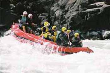 Yvonne and Friends 
Rafting the Katun River in Siberia c. Bruce Meyers 2003
